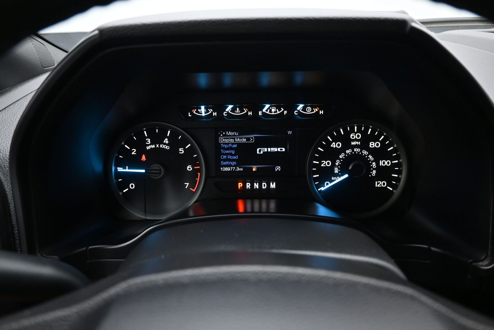 Ford F-150 Dash automotive photography