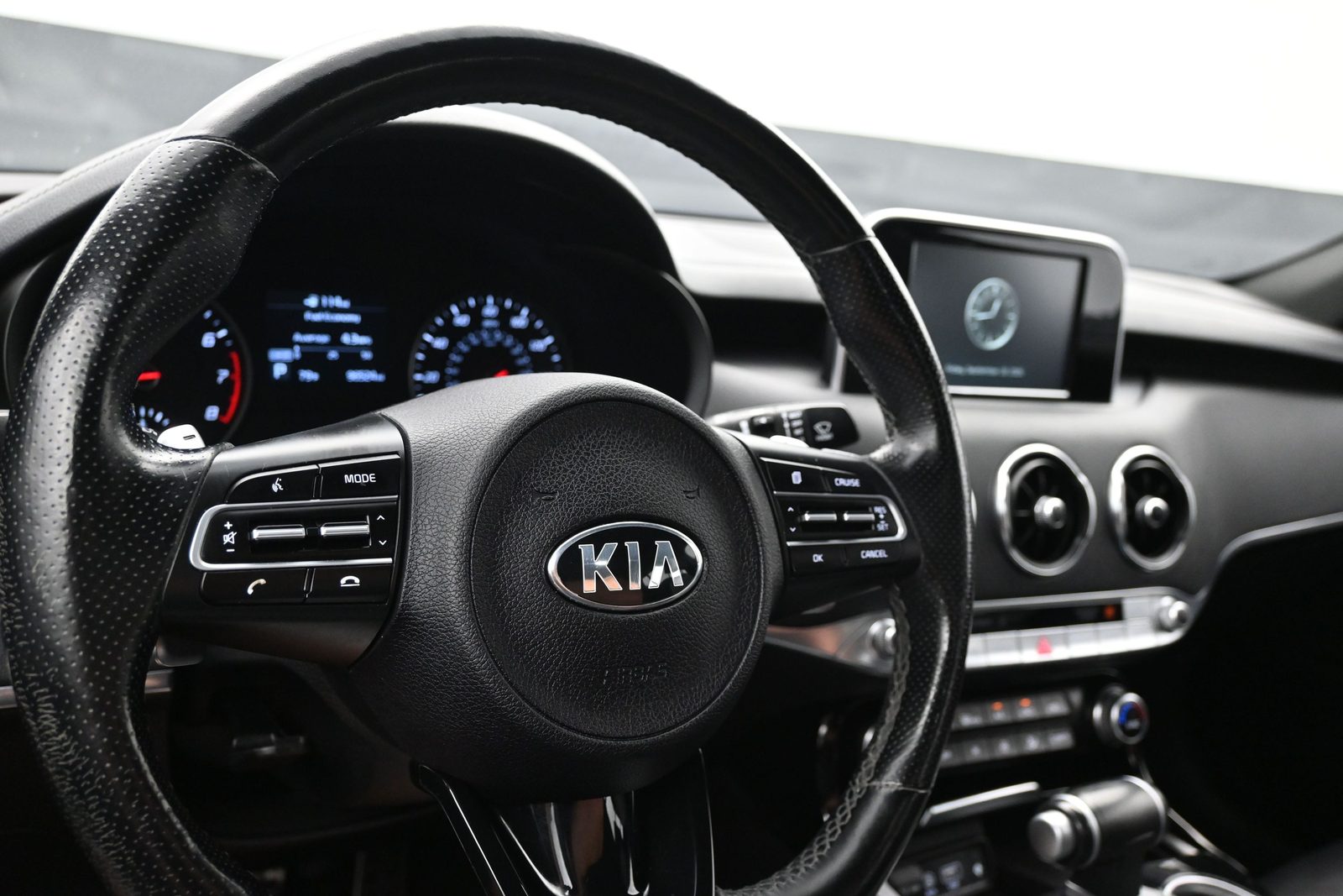 Kia Steering Wheel automotive photography
