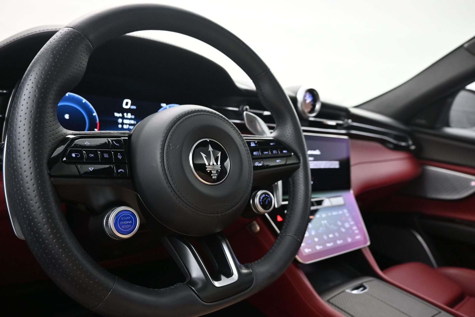 Maserati Driver Wheel Shot automotive photography